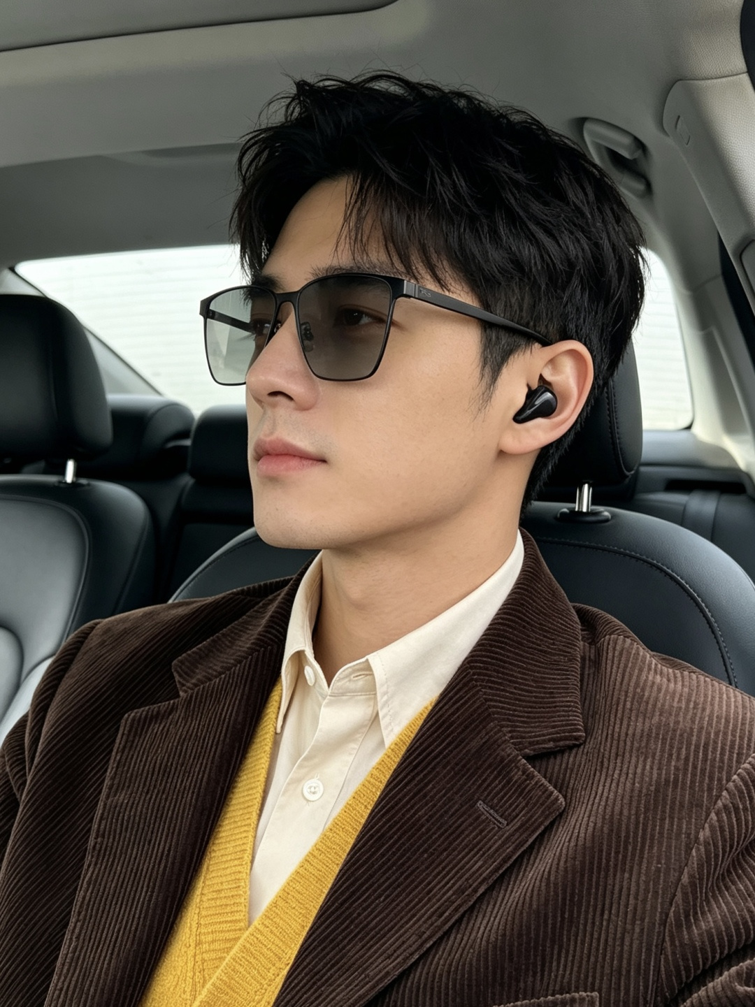 GUCCI 男款炫彩飞行员偏光太阳镜 ❤️材质：高清尼龙加厚卡槽高清偏光镜片 🌹无边框镜架💕颜👍型号：G28900