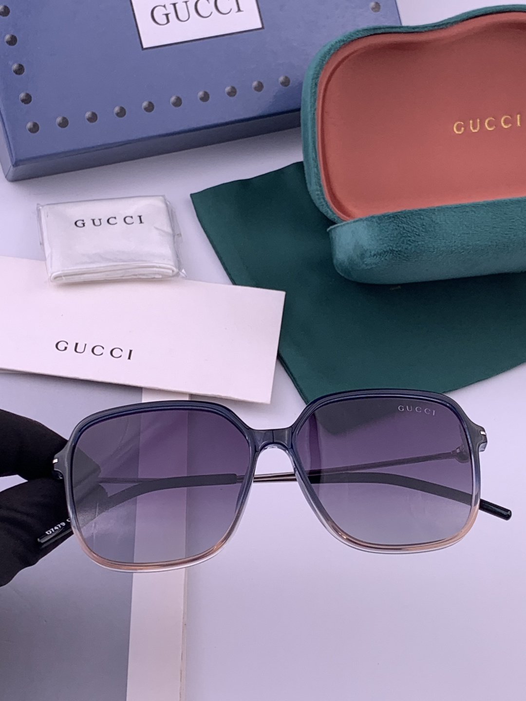 🔺 【GUCCI】开春新款 潮流爆款 时尚圆框偏光太阳镜 高品质 佩戴舒适 网红潮款墨镜 女士高清加厚偏光太阳镜🕶️ 🎉