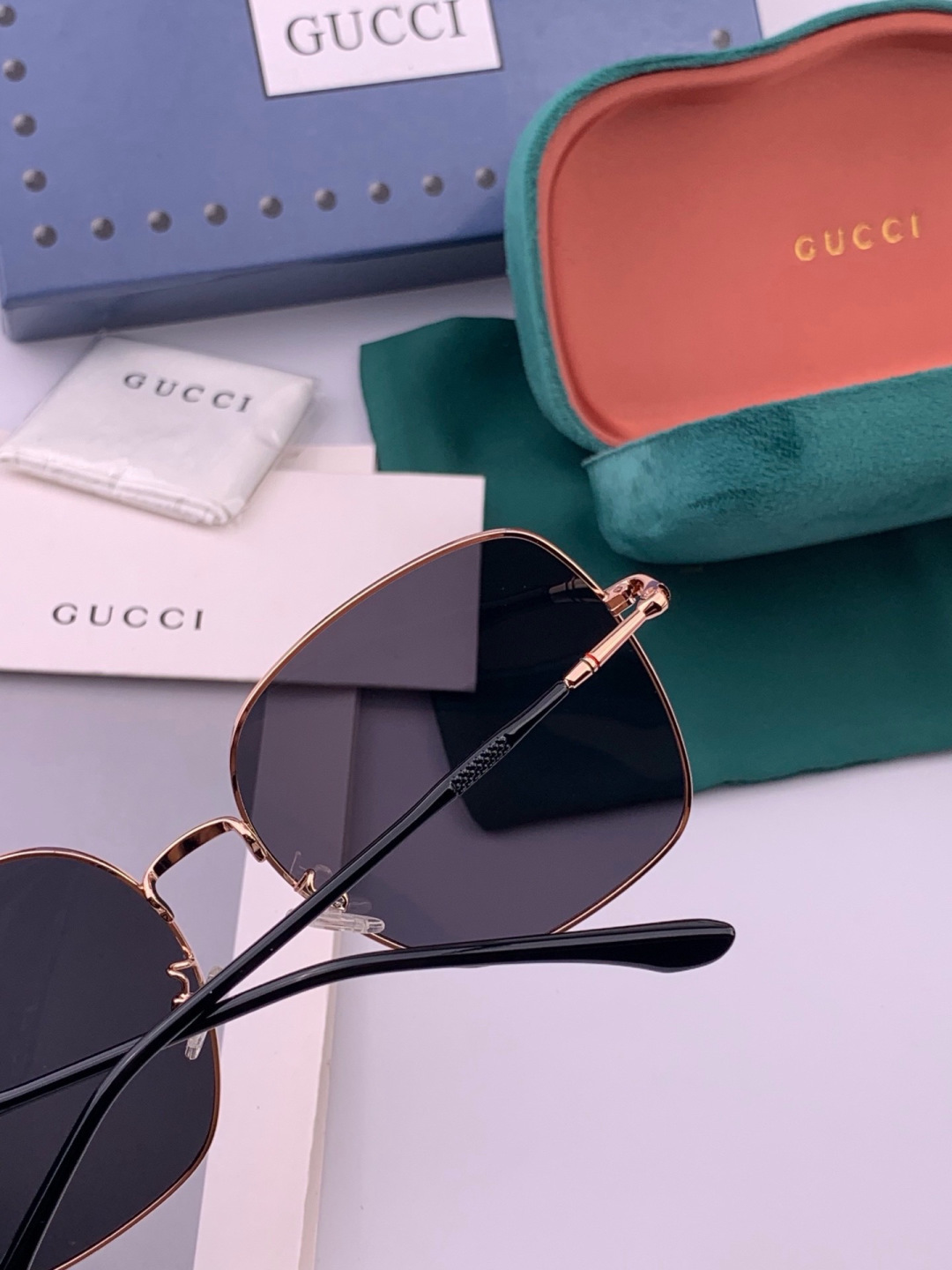 🔺GUCCI🔻古驰 GG圆框太阳镜 完美品质 🎓独特设计  适合各种脸型 亮相时装周 超时尚百搭 实物精致  情侣款 男
