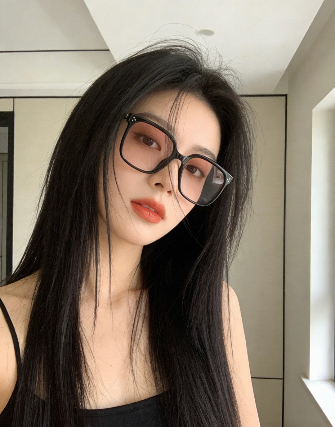 🔺 【GUCCI】开春新款 潮流爆款 时尚方框偏光太阳镜 高品质 佩戴舒适 网红潮款墨镜 女士高清尼龙偏光太阳镜🕶️ 🎉