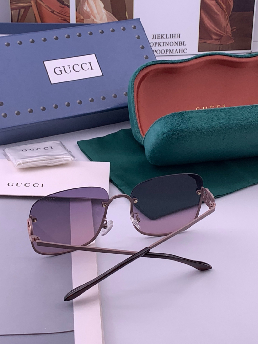 🔺GUCCI🔻古驰 GG圆框太阳镜 完美品质 🎓独特设计  适合各种脸型 亮相时装周 超时尚百搭 实物精致  情侣款 男