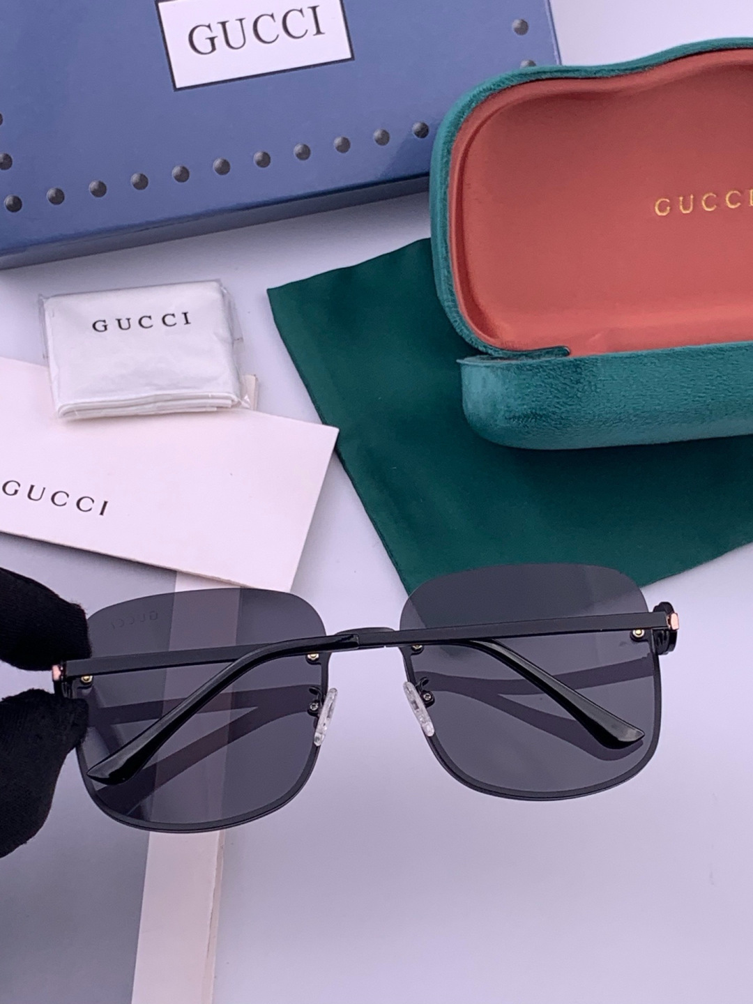 🔺GUCCI🔻古驰 GG圆框太阳镜 完美品质 🎓独特设计  适合各种脸型 亮相时装周 超时尚百搭 实物精致  情侣款 男