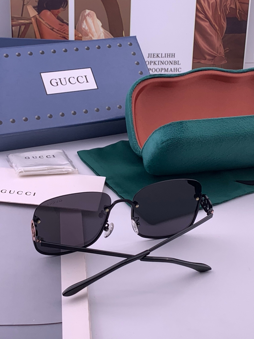 🔺GUCCI🔻古驰 GG圆框太阳镜 完美品质 🎓独特设计  适合各种脸型 亮相时装周 超时尚百搭 实物精致  情侣款 男