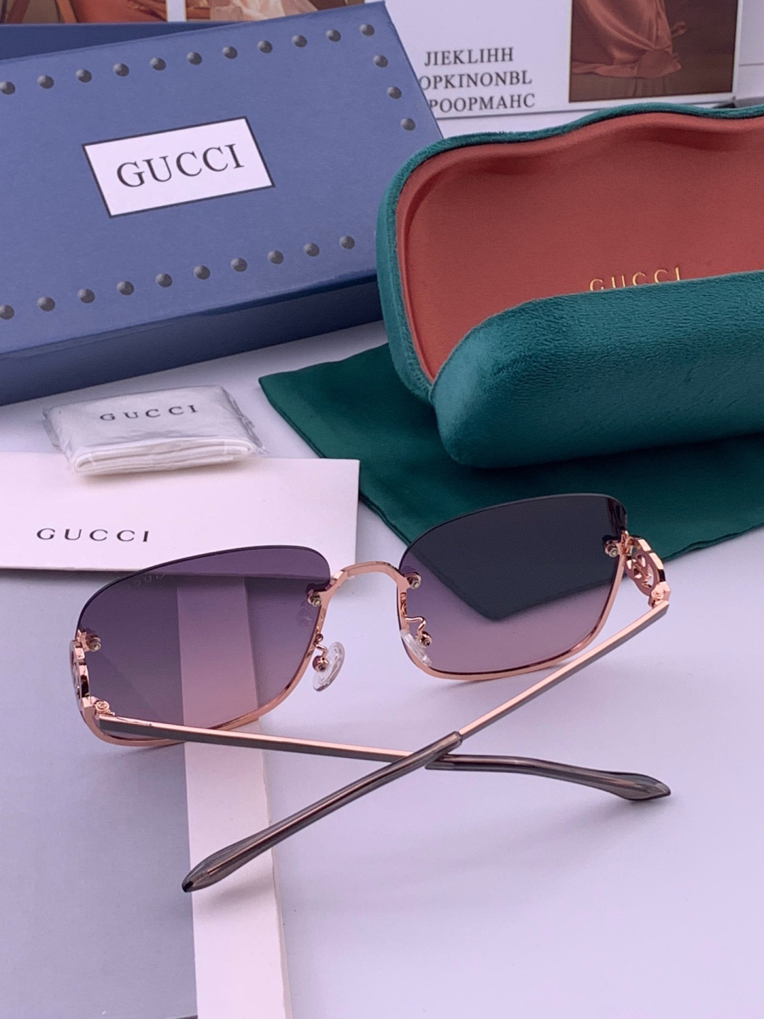🔺GUCCI🔻古驰 GG圆框太阳镜 完美品质 🎓独特设计  适合各种脸型 亮相时装周 超时尚百搭 实物精致  情侣款 男