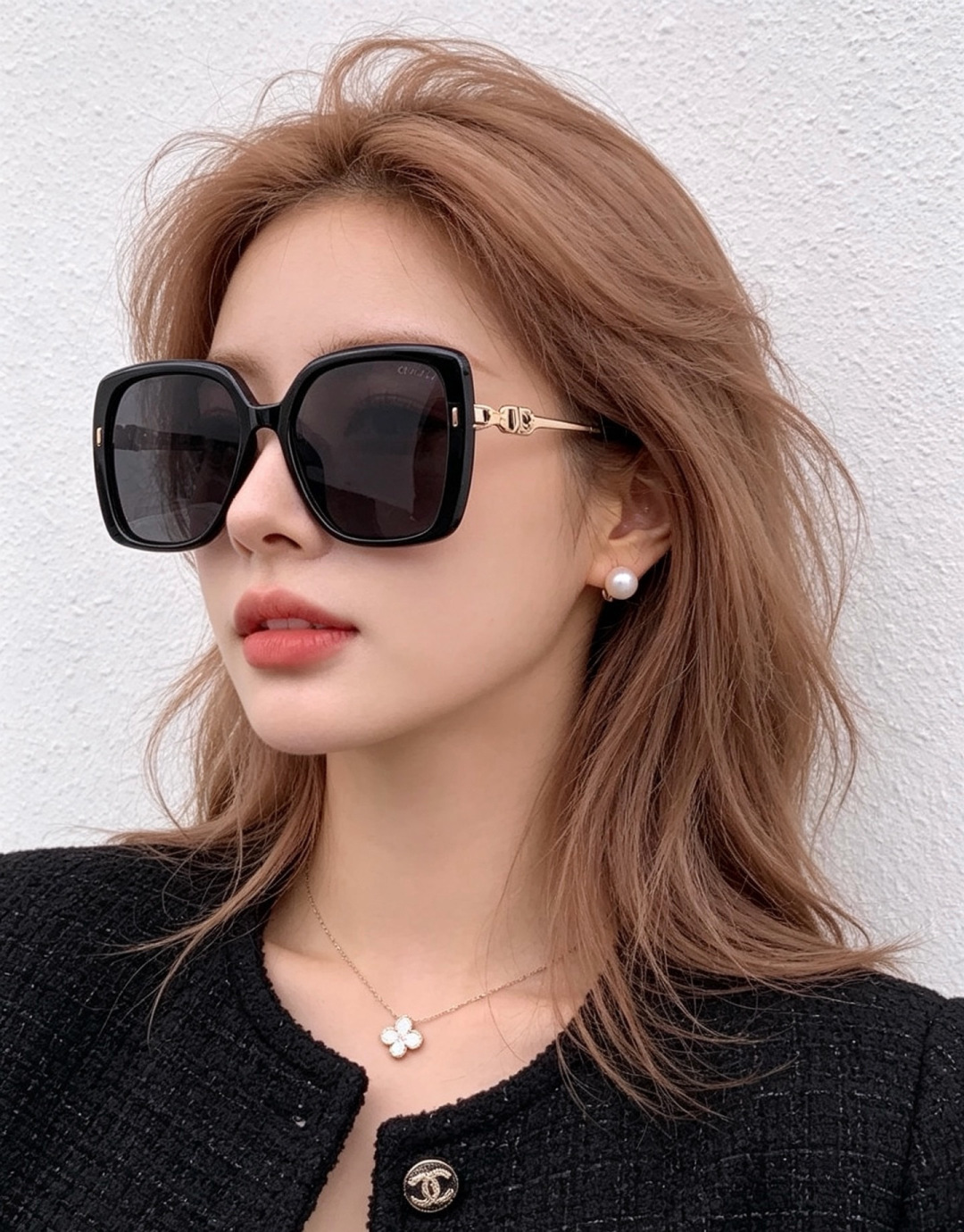 【GUCCI】新款潮流爆款 时尚方框太阳镜 佩戴舒适 网红潮款墨镜  女士高清加厚偏光太阳镜🕶️ 🎉高品质TR镜框 ♥️