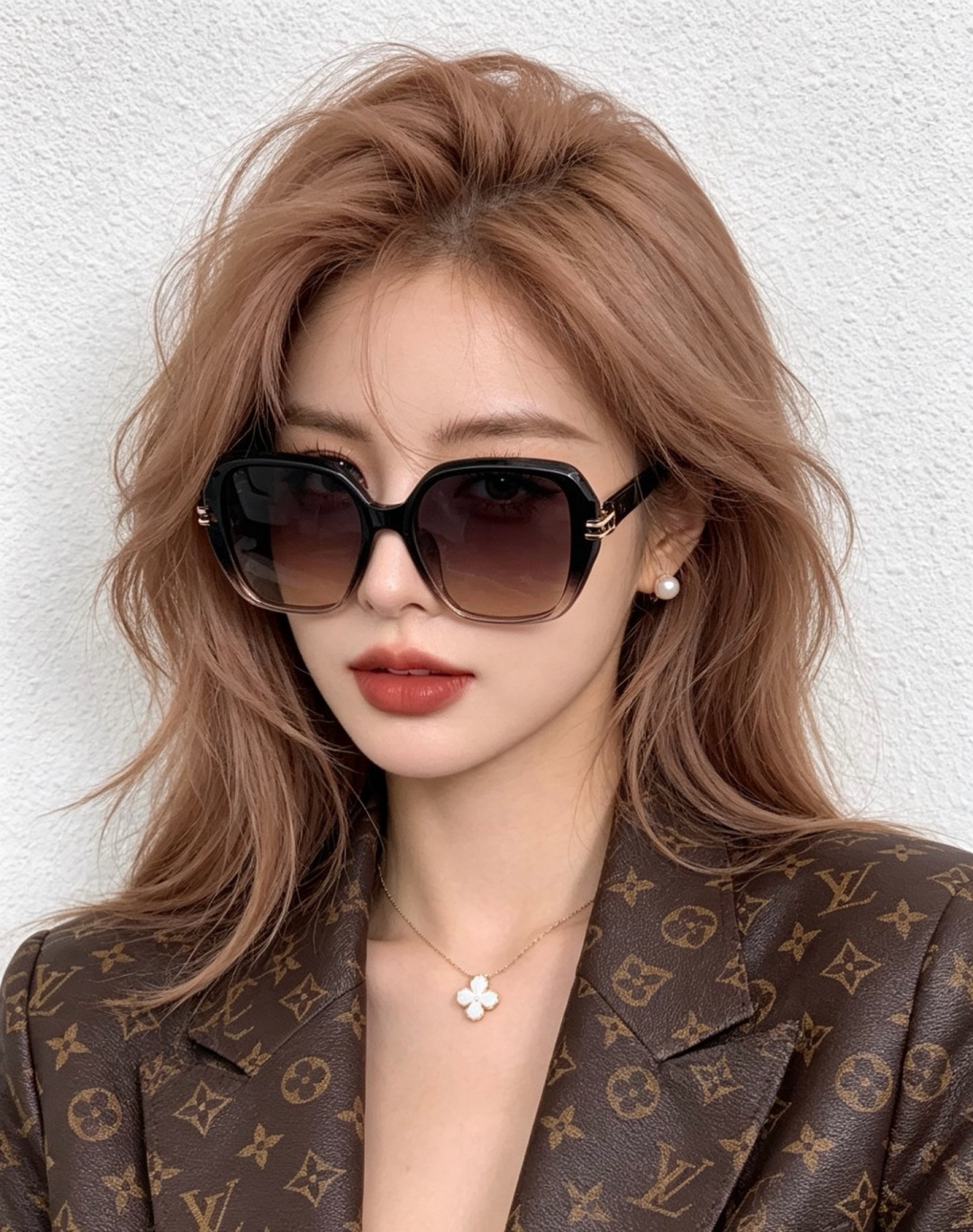 🔺 【GUCCI-偏光太阳镜】开春新款 潮流爆款 时尚方框偏光太阳镜 高品质 佩戴舒适 网红潮款墨镜 女士高清偏光太阳镜