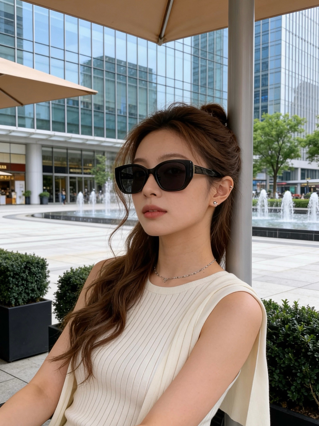 GUCCI  新款偏光太眼镜，情侣款时尚方框太阳镜佩戴舒适网红潮流款墨镜，大气女人范儿，大脸小脸都好看 ！型号：G799