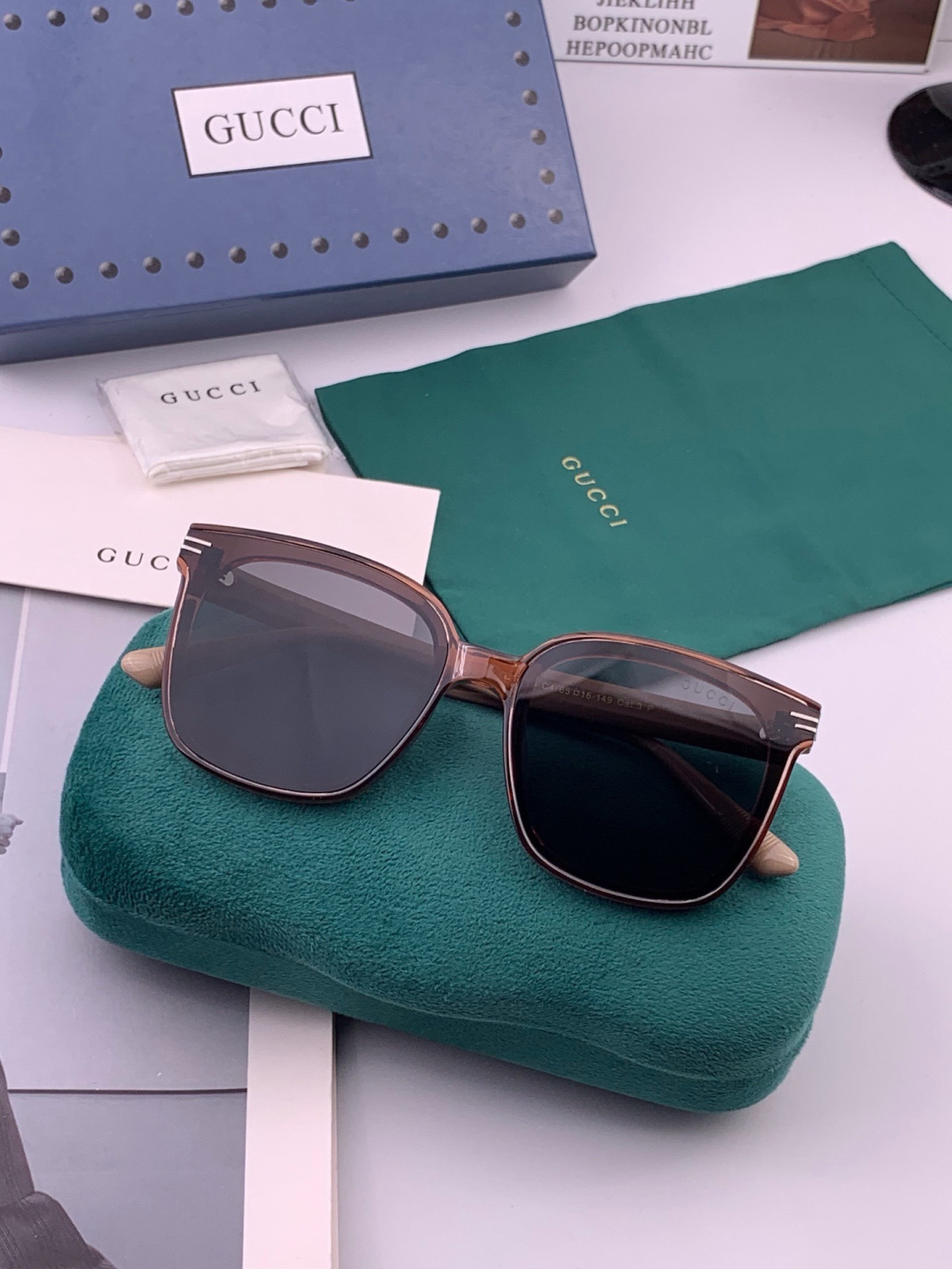 🔺GUCCI🔻古驰 GG圆框太阳镜 完美品质 🎓独特设计  适合各种脸型 亮相时装周 超时尚百搭 实物精致  情侣款 男