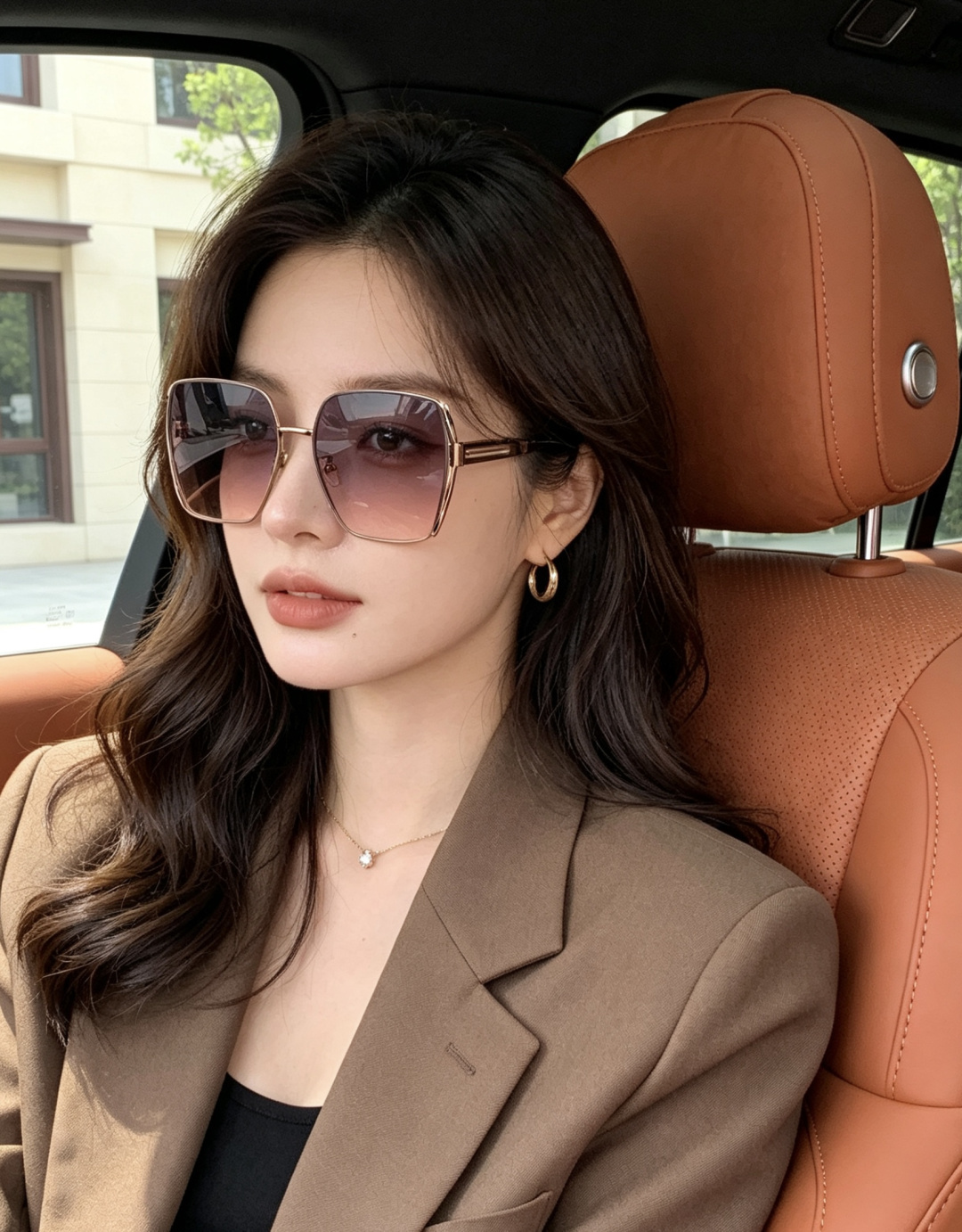 香奈儿 新款太阳镜太漂亮的款,爆到断货。镜片采用尼龙材质,透光度清晰的同时又保护眼睛,镜框采用环保无磁不锈钢金属。镜腿铰