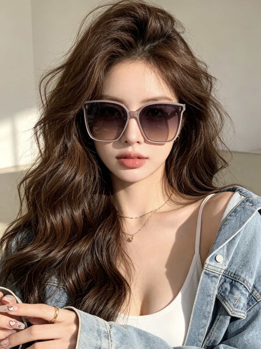 GUCCI  新款尼龙偏光太眼镜，情侣款时尚方框太阳镜佩戴舒适网红潮流款墨镜，大气女人范儿，大脸小脸都好看 ！型号：G6