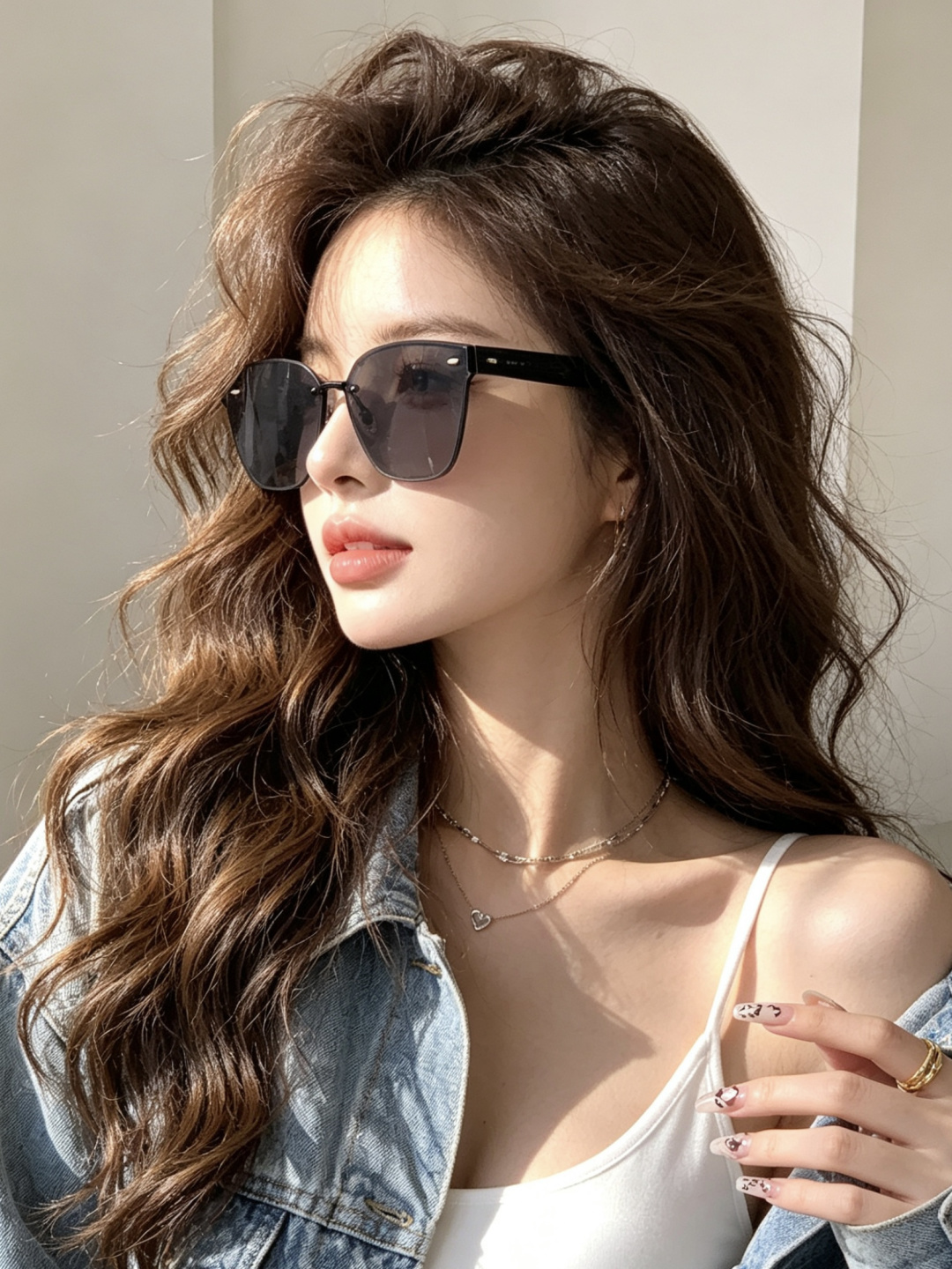 DIOR 新款太阳镜  中性款男女都可佩戴 镜架的材质是选用经典的优质板材 高品质 修脸神器时尚太阳镜  型号：CD51