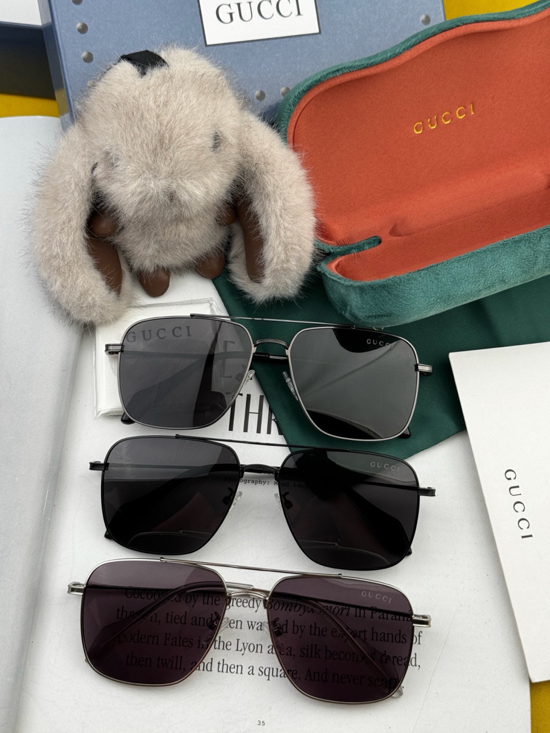 Gucci 。  高品质男女款墨镜   👍 进口宝丽来偏光镜片  。蛤蟆镜 开车钓鱼都可 。百搭显瘦墨镜韩版男士飞行员大