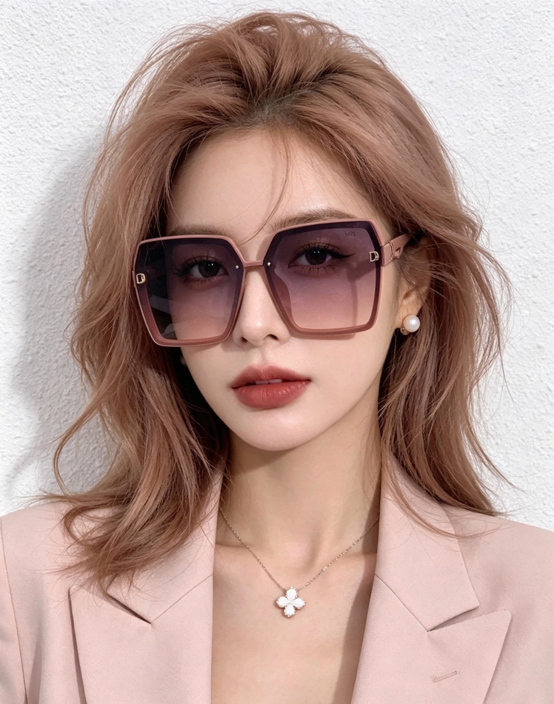 🔺 【DIOR-迪奥】开春新款 潮流爆款 时尚方框偏光太阳镜 高品质 佩戴舒适 网红潮款墨镜 女士高清偏光太阳镜🕶️ 🎉