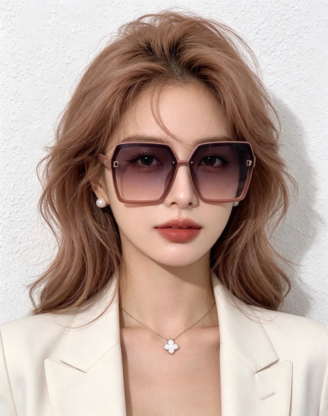 🔺 【DIOR-迪奥】开春新款 潮流爆款 时尚方框偏光太阳镜 高品质 佩戴舒适 网红潮款墨镜 女士高清偏光太阳镜🕶️ 🎉