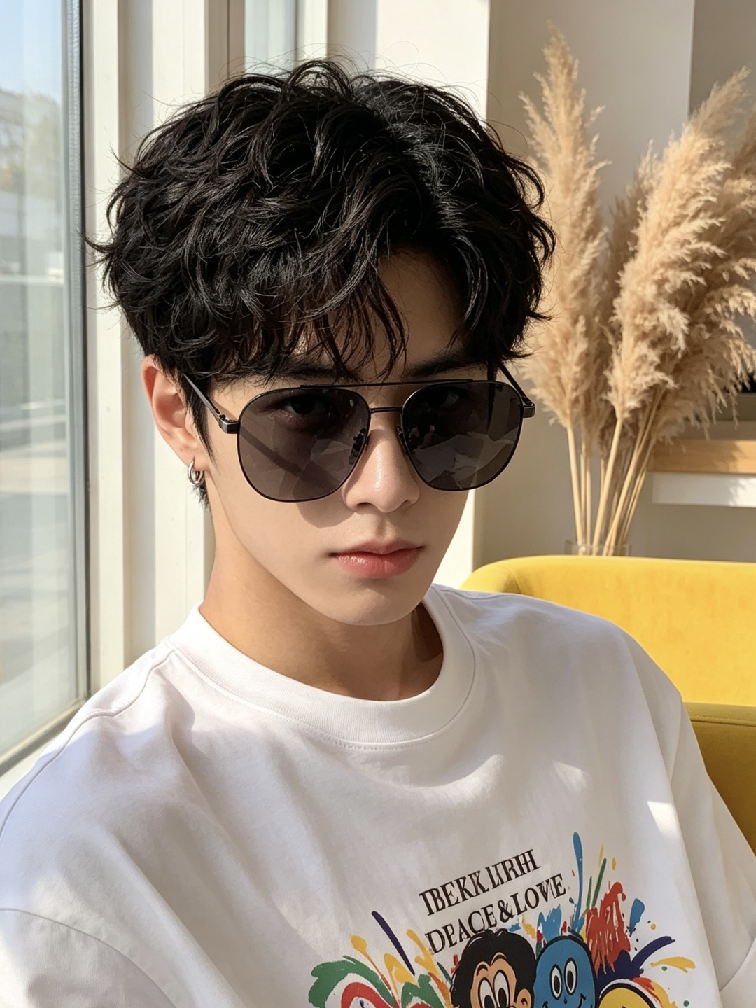 GUCCI 男款炫彩飞行员偏光太阳镜 ❤️材质：高清尼龙加厚卡槽高清偏光镜片 🌹无边框镜架💕颜👍型号：G2702