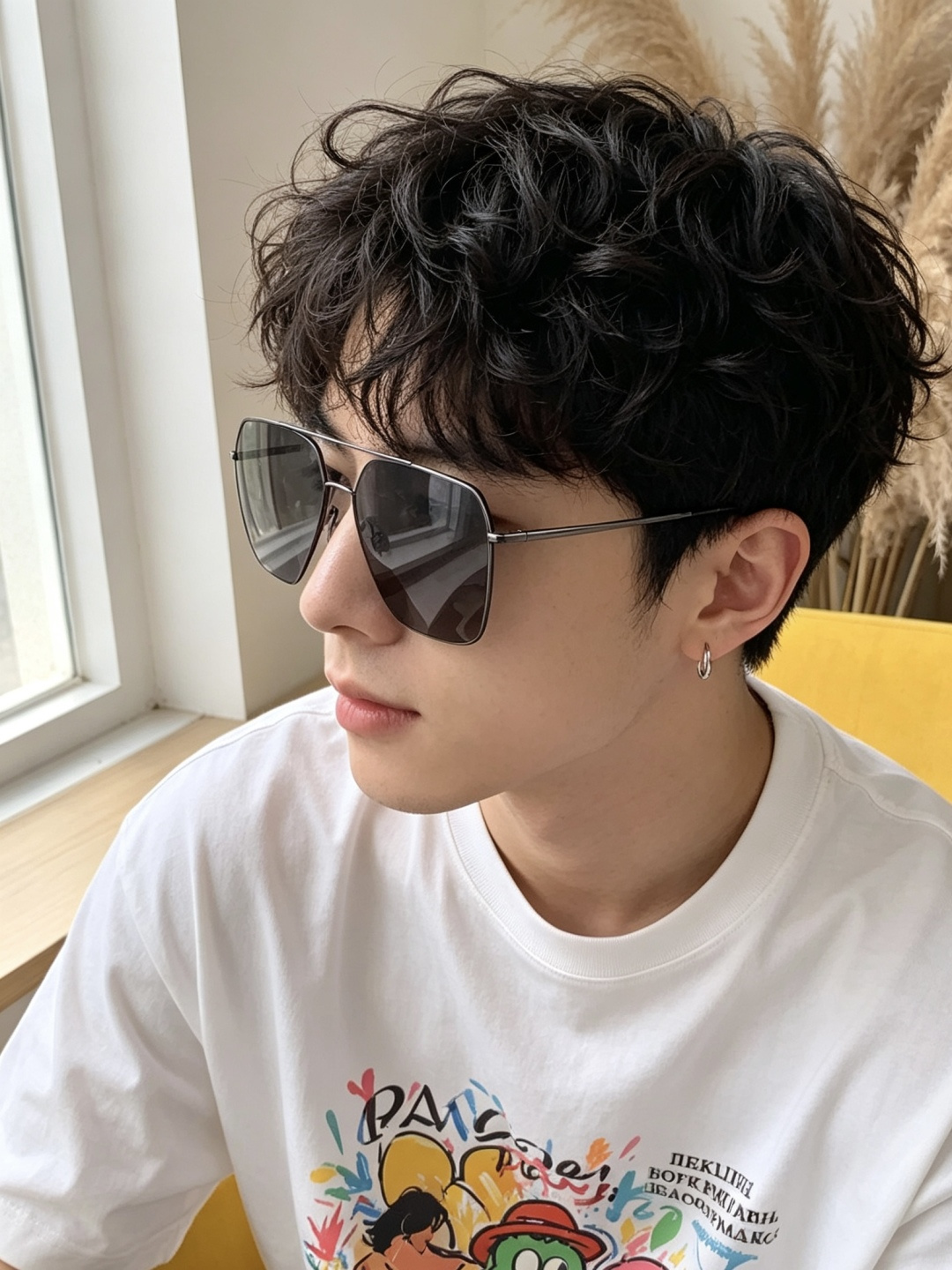 GUCCI 男款炫彩飞行员偏光太阳镜 ❤️材质：高清尼龙加厚卡槽高清偏光镜片 🌹无边框镜架💕颜👍型号：G91808