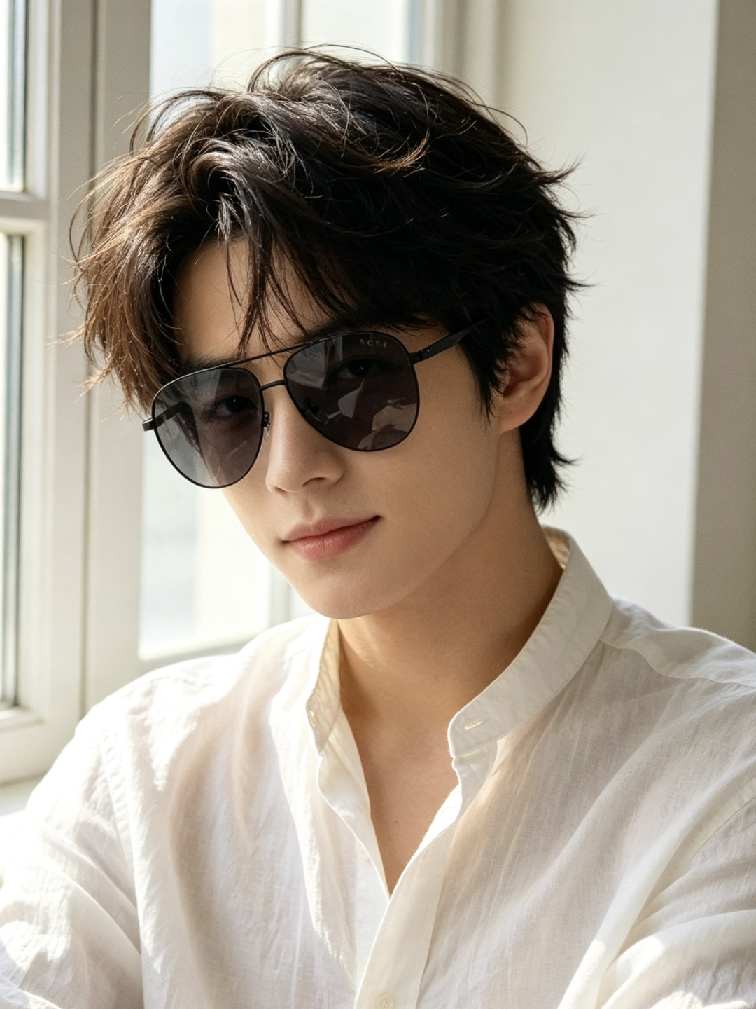 Gucci 。  高品质男女款墨镜   👍 进口宝丽来偏光镜片  。蛤蟆镜 开车钓鱼都可 。百搭显瘦墨镜韩版男士飞行员大