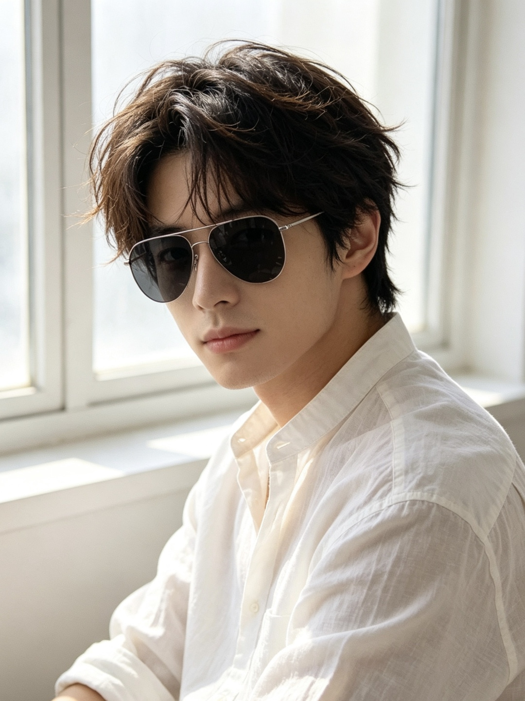 GUCCI 男款炫彩飞行员偏光太阳镜 ❤️材质：高清尼龙加厚卡槽高清偏光镜片 🌹无边框镜架💕颜👍型号：G1702