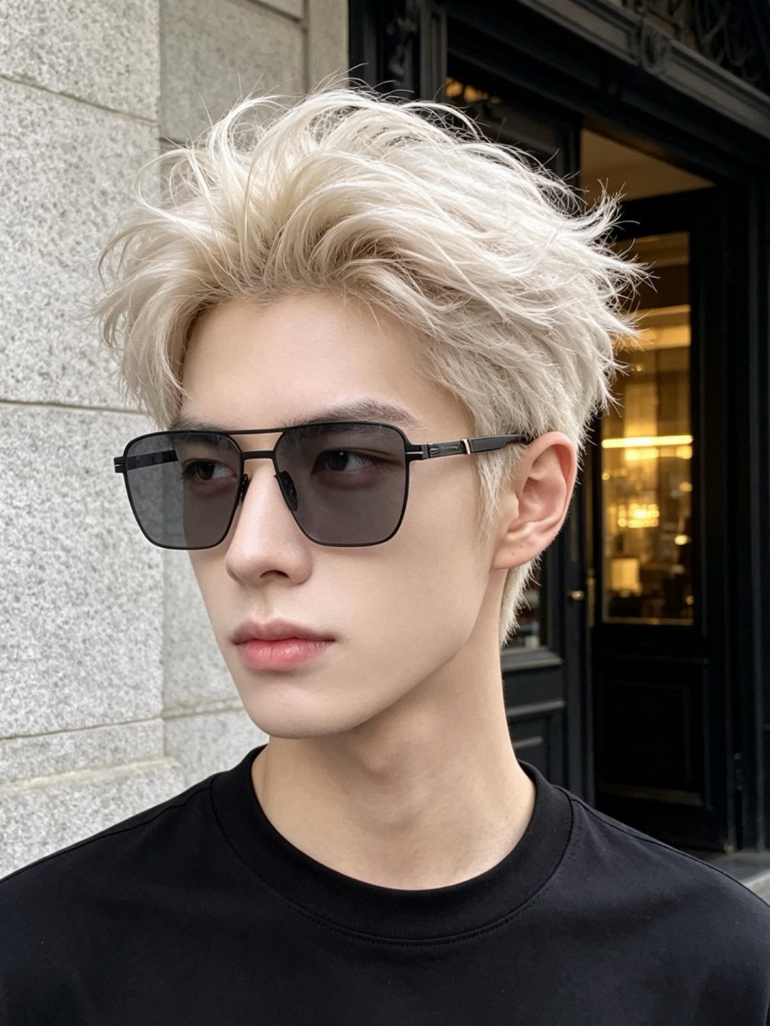 ♦️LV  新款男女情侣款太阳镜多边形墨镜iP电镀永不褪色 超轻超有弹性整幅眼镜无螺丝重要的是压不坏 高清尼龙镜片、精湛