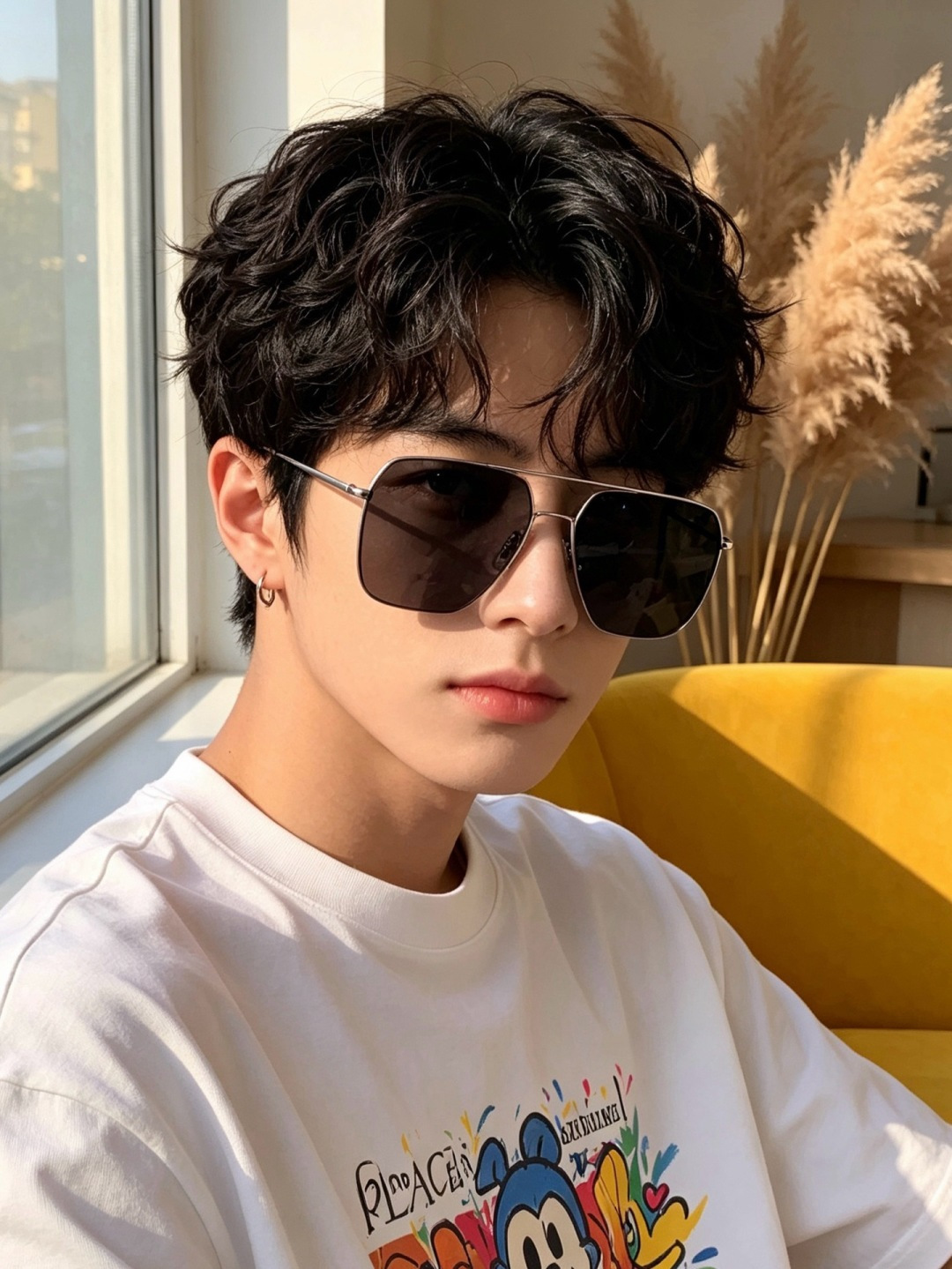 🆕         GUCCI 男款炫彩飞行员偏光太阳镜 ❤️材质：高清尼龙加厚卡槽高清偏光镜片 🌹无边框镜架💕颜👍型号