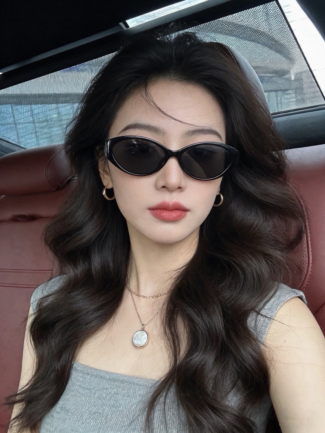 🆕 🔺 【GUCCI】开春新款 潮流爆款 时尚偏光太阳镜 高品质 佩戴舒适 网红潮款墨镜 女士高清尼龙偏光太阳镜🕶️ 🎉