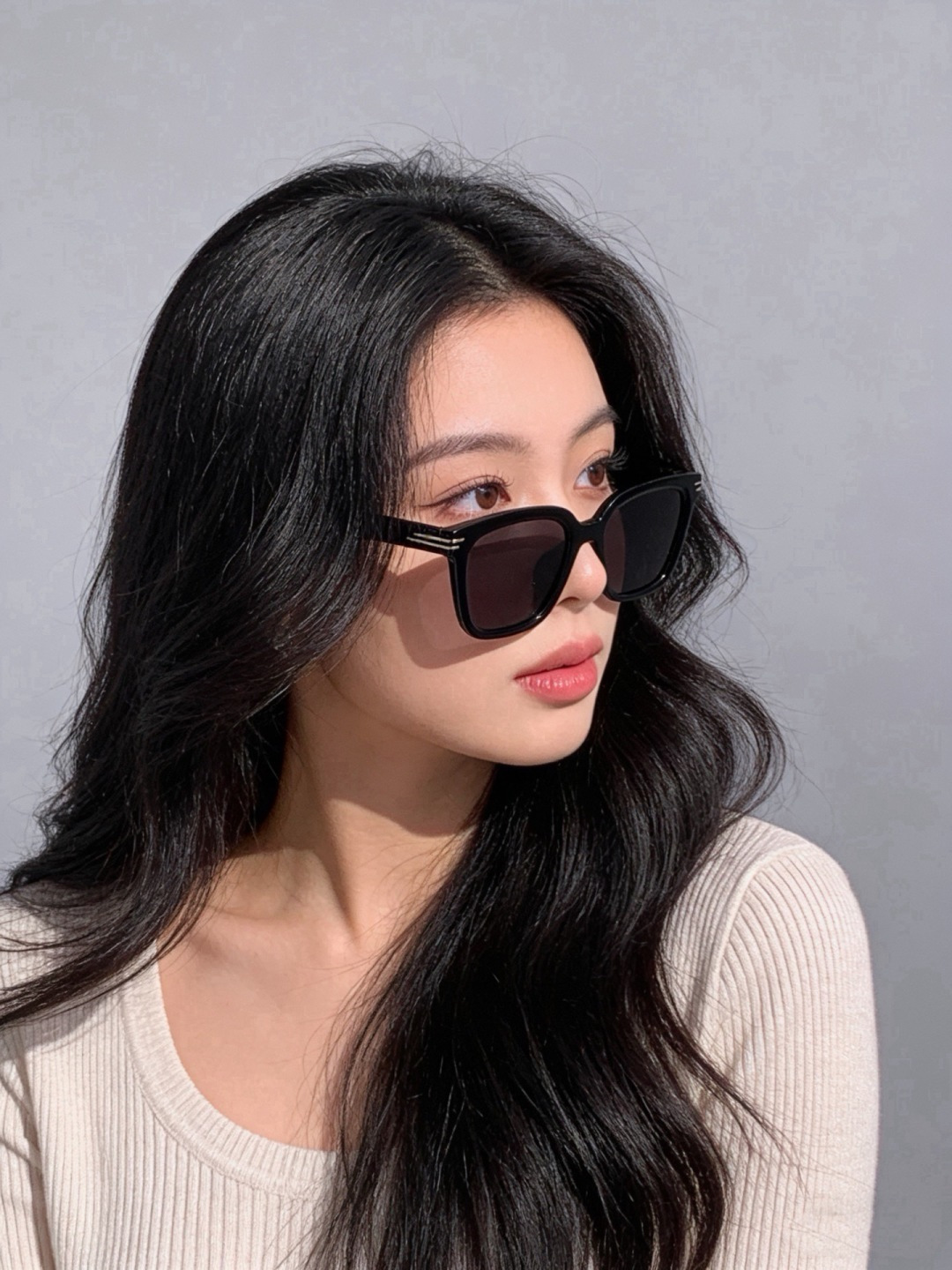 🆕 🔺 【GUCCI】开春新款 潮流爆款 时尚方框偏光太阳镜 高品质 佩戴舒适 网红潮款墨镜 女士高清尼龙偏光太阳镜🕶️