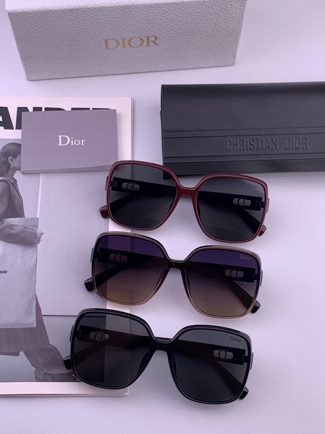 🆕  🔺 【DIOR-迪奥】开春新款 潮流爆款 时尚尼龙偏光太阳镜 高品质 佩戴舒适 网红潮款墨镜 型号：D3510