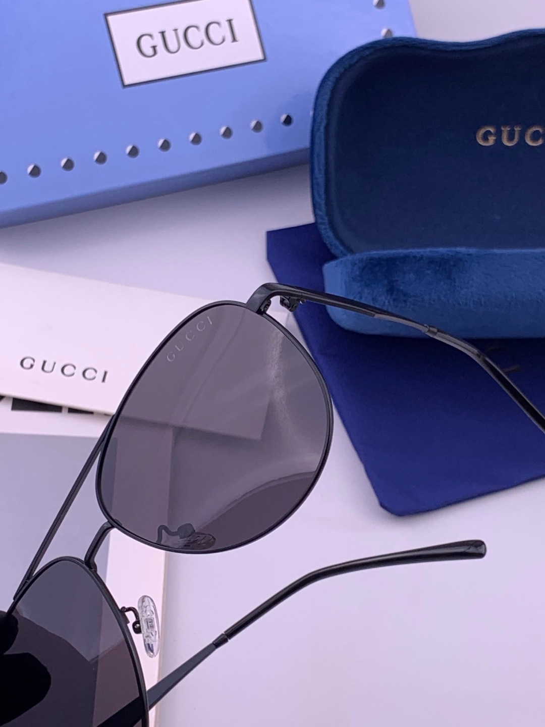 🆕   Gucci 🔥  高品质男女款墨镜   👍 进口宝丽来偏光镜片  🔥蛤蟆镜 开车钓鱼都可 🔥百搭显瘦墨镜韩版男士