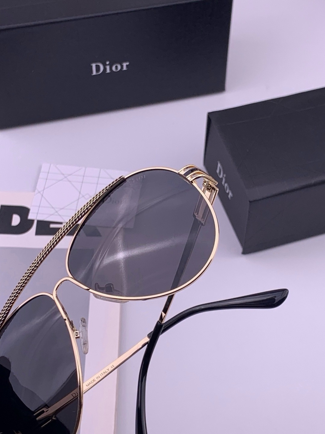 DIO* 🔥  高品质男女款墨镜   👍 进口宝丽来偏光镜片  🔥蛤蟆镜 开车钓鱼都可 🔥百搭显瘦墨镜韩版男士飞行员大框