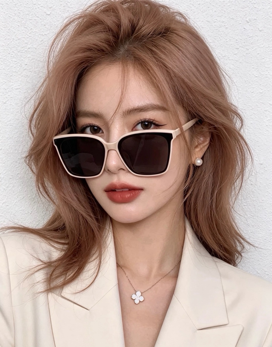 🔺 【GUCCI】开春新款 潮流爆款 时尚方框偏光太阳镜 高品质 佩戴舒适 网红潮款墨镜 女士高清尼龙偏光太阳镜🕶️ 🎉