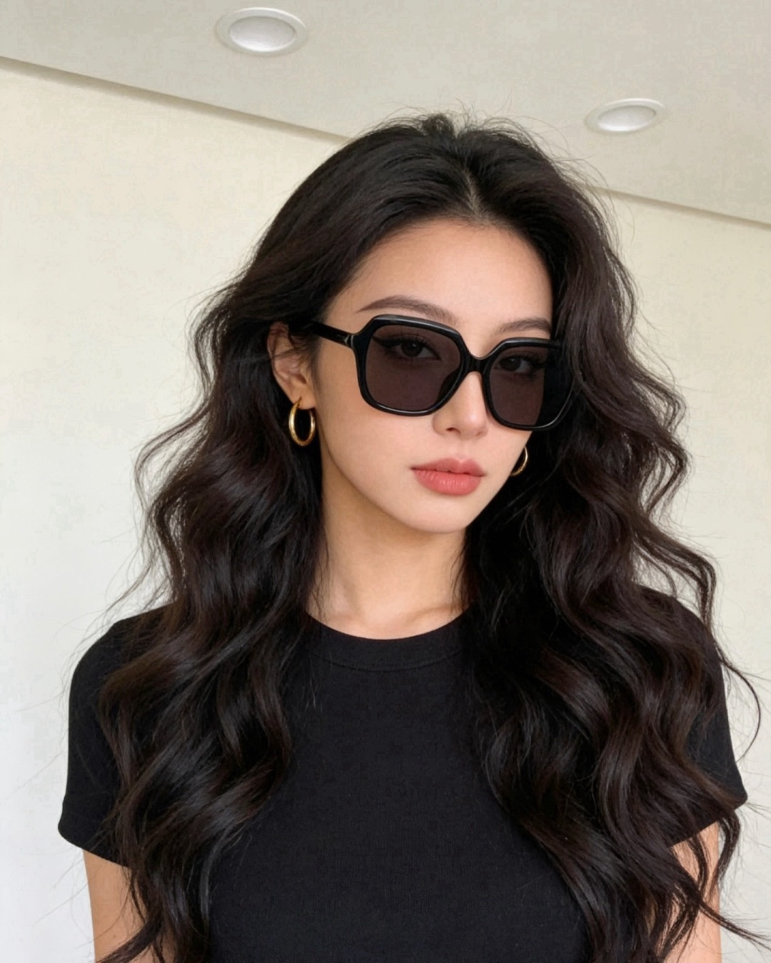 🔺 【GUCCI】开春新款 潮流爆款 时尚方框偏光太阳镜 高品质 佩戴舒适 网红潮款墨镜 女士高清尼龙偏光太阳镜🕶️ 🎉