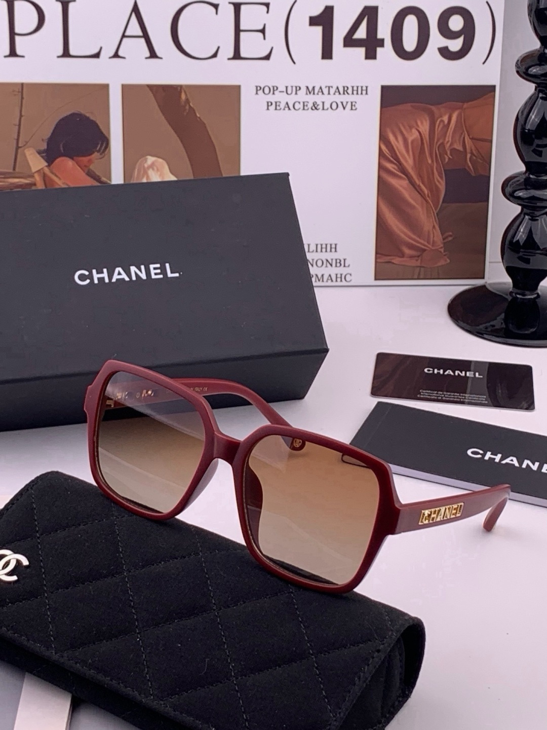 新品CHANEL 香奈儿太阳镜以独特魅力和前卫风格诠释春夏最新眼镜，质感超好佩带舒适 型号：CH27002