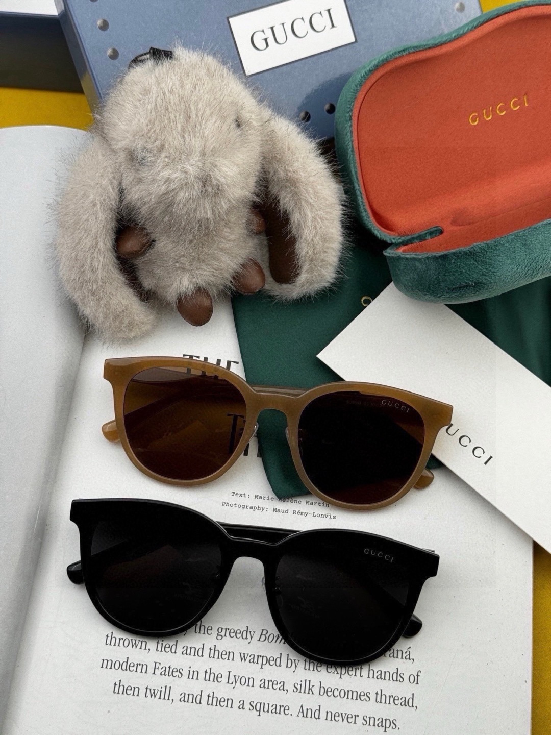 🔺 【GUCCI-偏光太阳镜】开春新款 潮流爆款 时尚圆框偏光太阳镜 高品质 佩戴舒适 网红潮款墨镜 女士高清偏光太阳镜