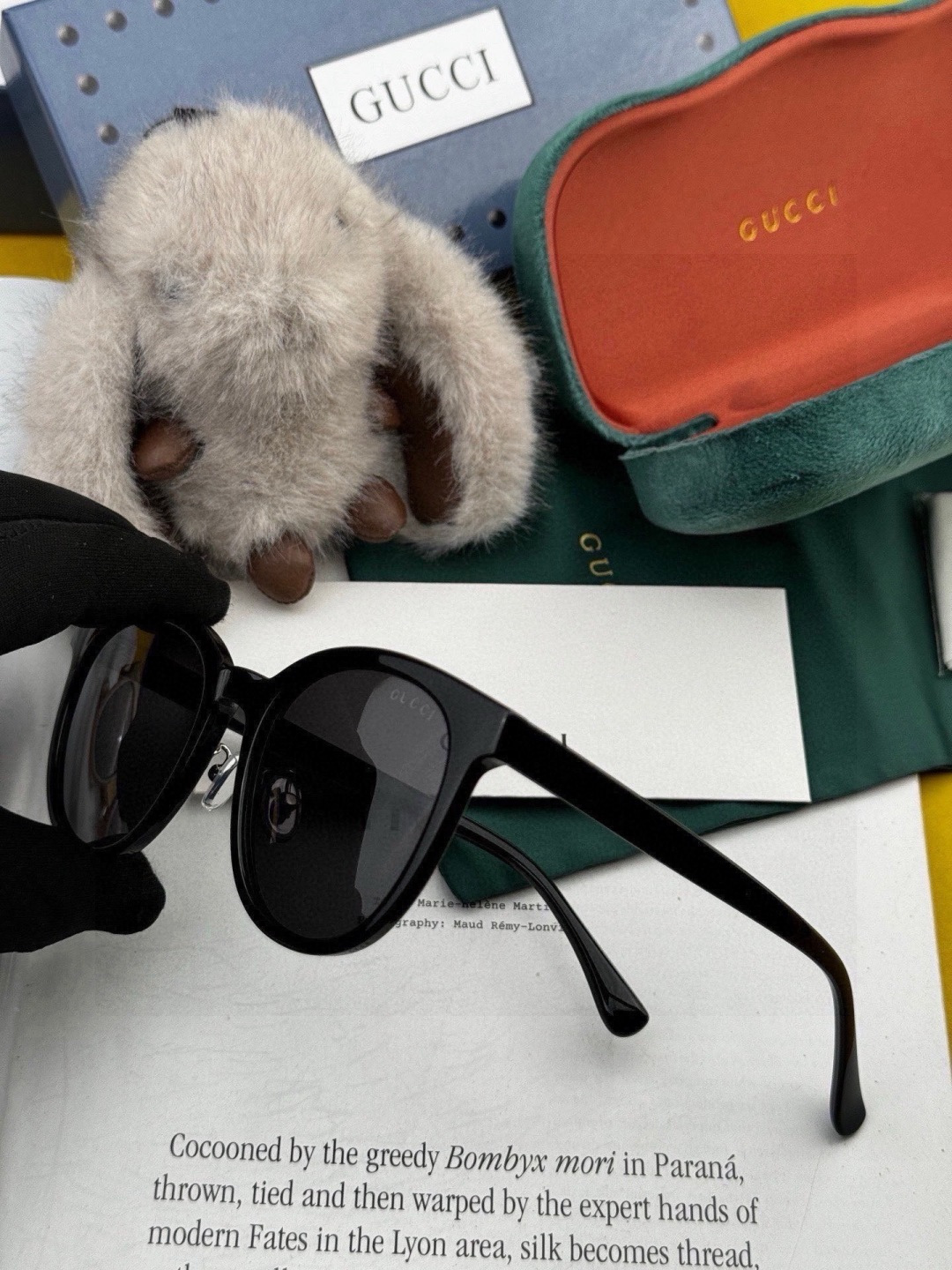 🔺 【GUCCI-偏光太阳镜】开春新款 潮流爆款 时尚圆框偏光太阳镜 高品质 佩戴舒适 网红潮款墨镜 女士高清偏光太阳镜