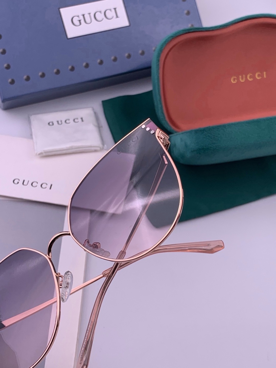 🔺 【GUCCI】开春新款 潮流爆款 时尚太阳镜 高品质 佩戴舒适 网红潮款墨镜 型号：G3660