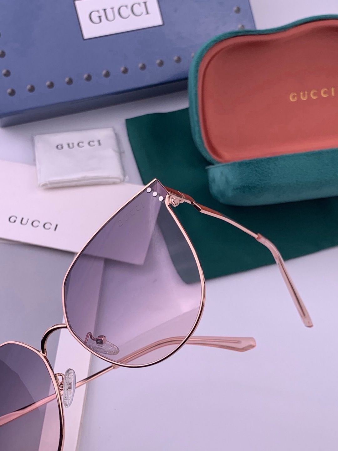 🔺 【GUCCI】开春新款 潮流爆款 时尚太阳镜 高品质 佩戴舒适 网红潮款墨镜 型号：G3660