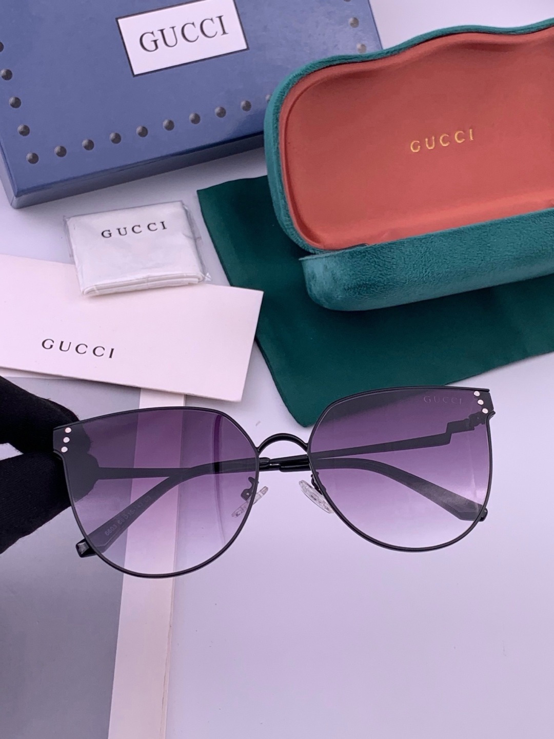 🔺 【GUCCI】开春新款 潮流爆款 时尚太阳镜 高品质 佩戴舒适 网红潮款墨镜 型号：G3660