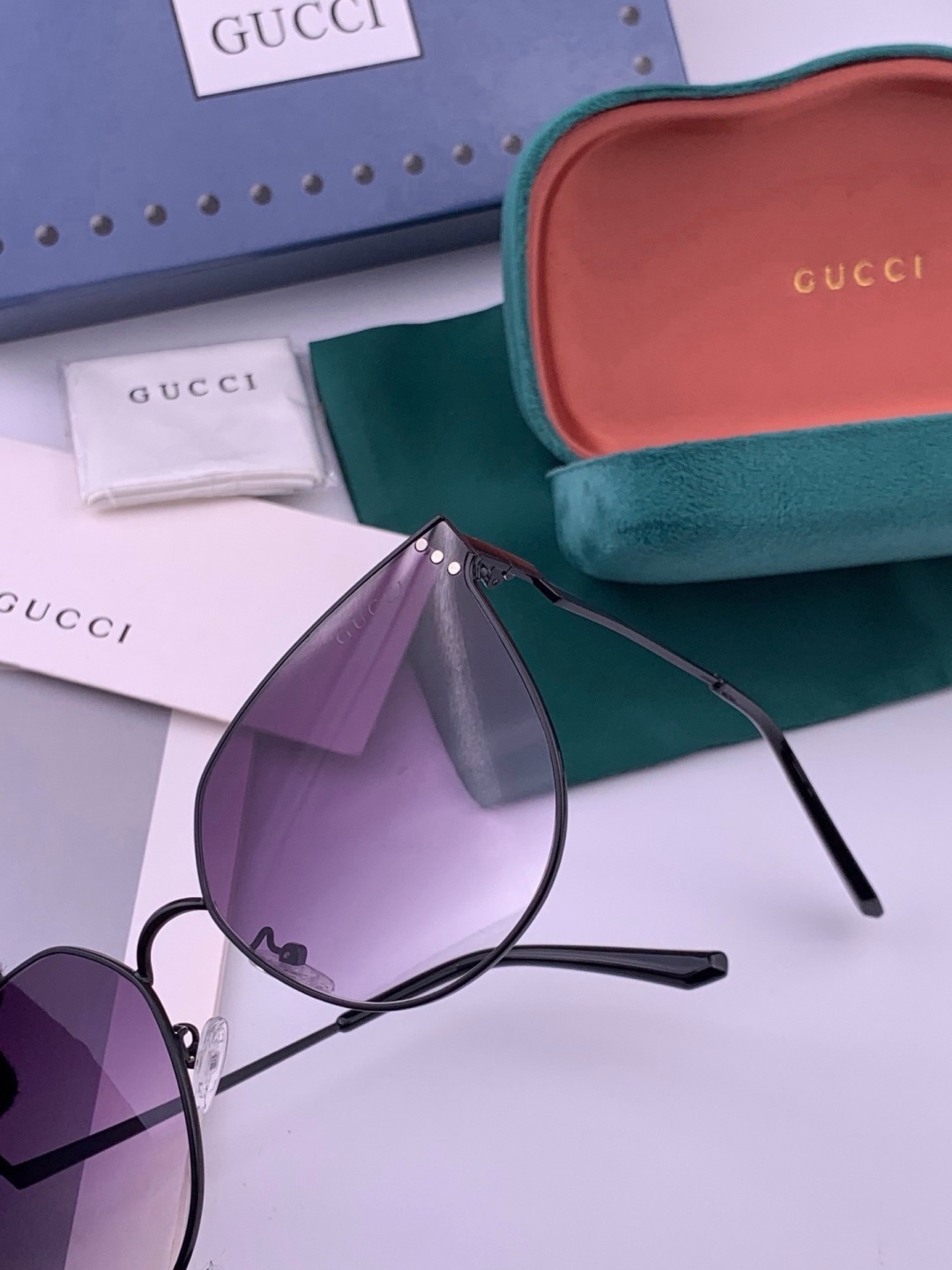 🔺 【GUCCI】开春新款 潮流爆款 时尚太阳镜 高品质 佩戴舒适 网红潮款墨镜 型号：G3660