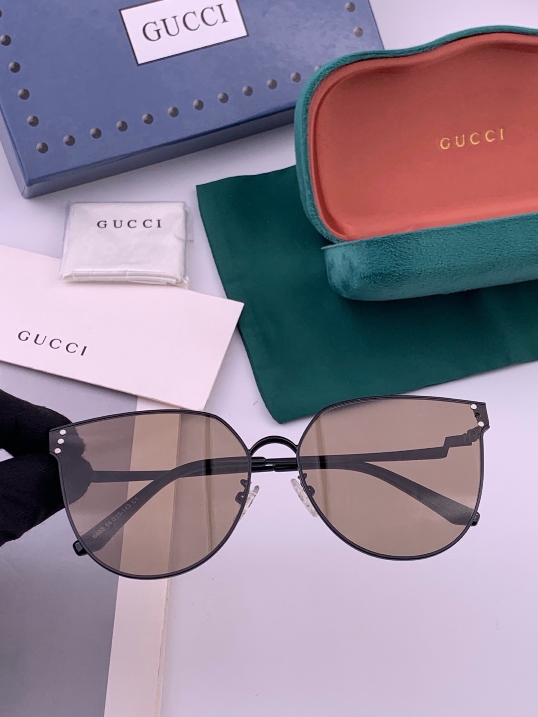 🔺 【GUCCI】开春新款 潮流爆款 时尚太阳镜 高品质 佩戴舒适 网红潮款墨镜 型号：G3660