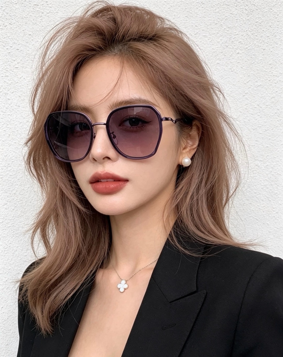 🔺 【GUCCI】开春新款 潮流爆款 时尚方框偏光太阳镜 高品质 佩戴舒适 网红潮款墨镜 女士高清尼龙偏光太阳镜🕶️ 🎉