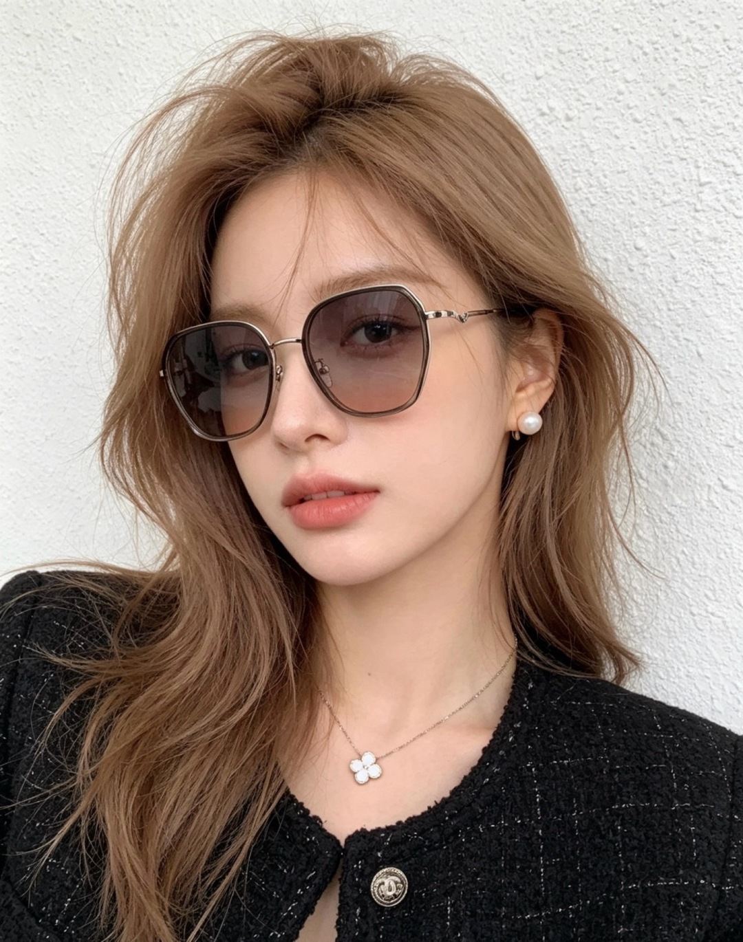 🔺 【GUCCI】开春新款 潮流爆款 时尚方框偏光太阳镜 高品质 佩戴舒适 网红潮款墨镜 女士高清尼龙偏光太阳镜🕶️ 🎉