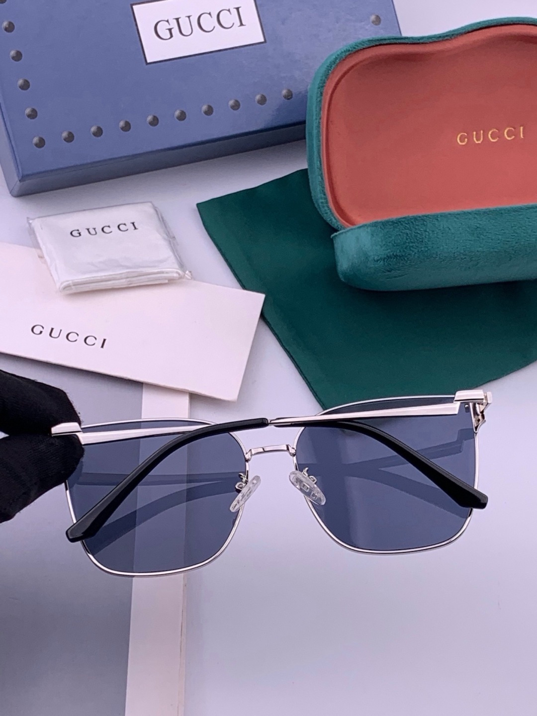 🔺 【GUCCI】开春新款 潮流爆款 时尚太阳镜 高品质 佩戴舒适 网红潮款墨镜 型号：G2660