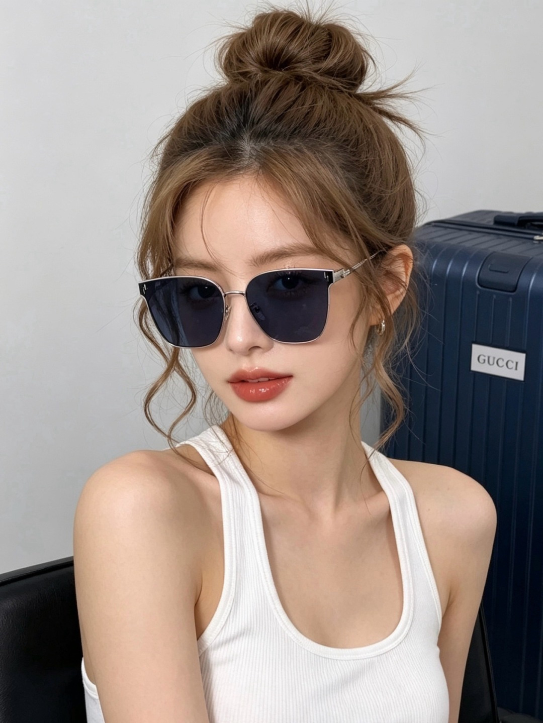 🔺 【GUCCI】开春新款 潮流爆款 时尚太阳镜 高品质 佩戴舒适 网红潮款墨镜 型号：G2660