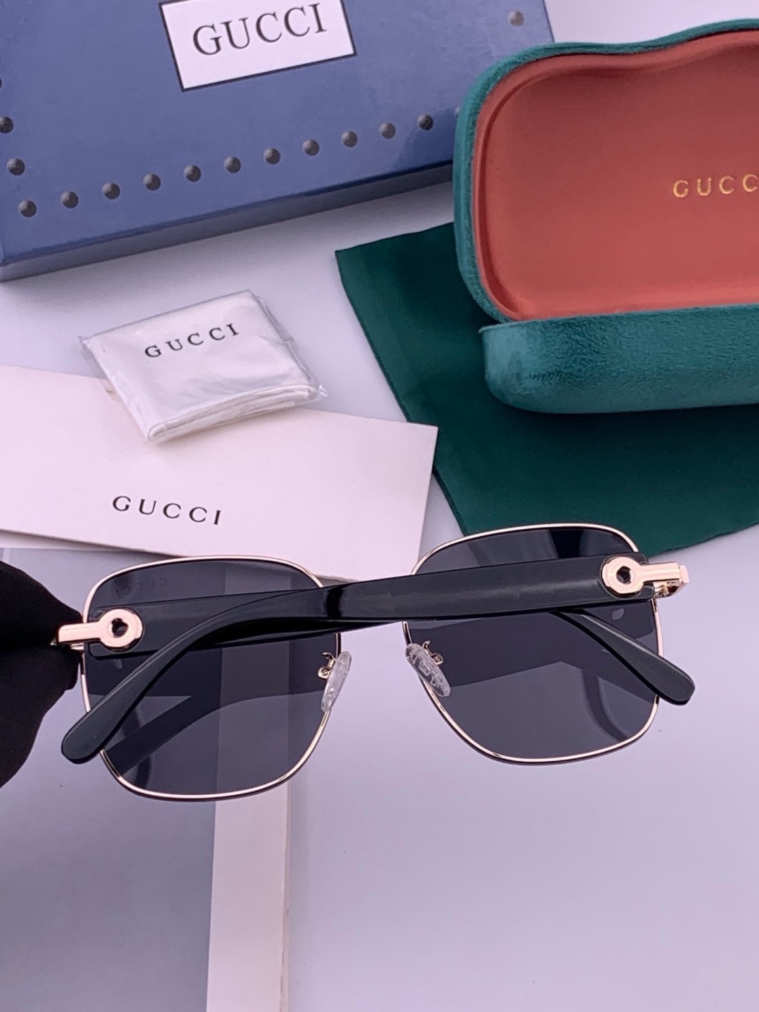 🔺GUCCI🔻古驰 GG圆框太阳镜 完美品质 🎓独特设计  适合各种脸型 亮相时装周 超时尚百搭 实物精致  情侣款 男