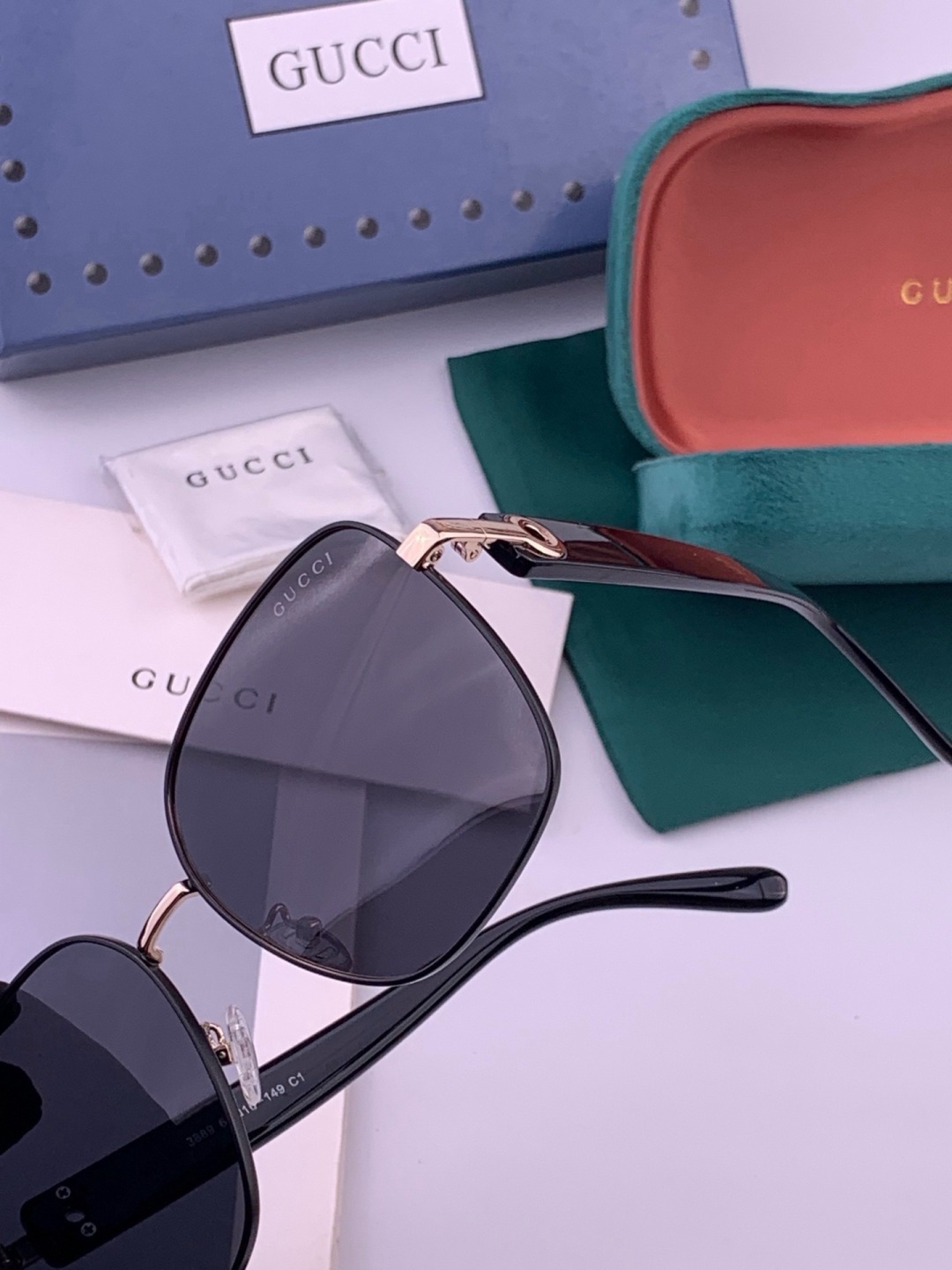 🔺GUCCI🔻古驰 GG圆框太阳镜 完美品质 🎓独特设计  适合各种脸型 亮相时装周 超时尚百搭 实物精致  情侣款 男