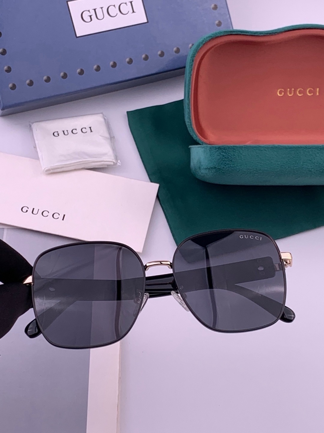 🔺GUCCI🔻古驰 GG圆框太阳镜 完美品质 🎓独特设计  适合各种脸型 亮相时装周 超时尚百搭 实物精致  情侣款 男