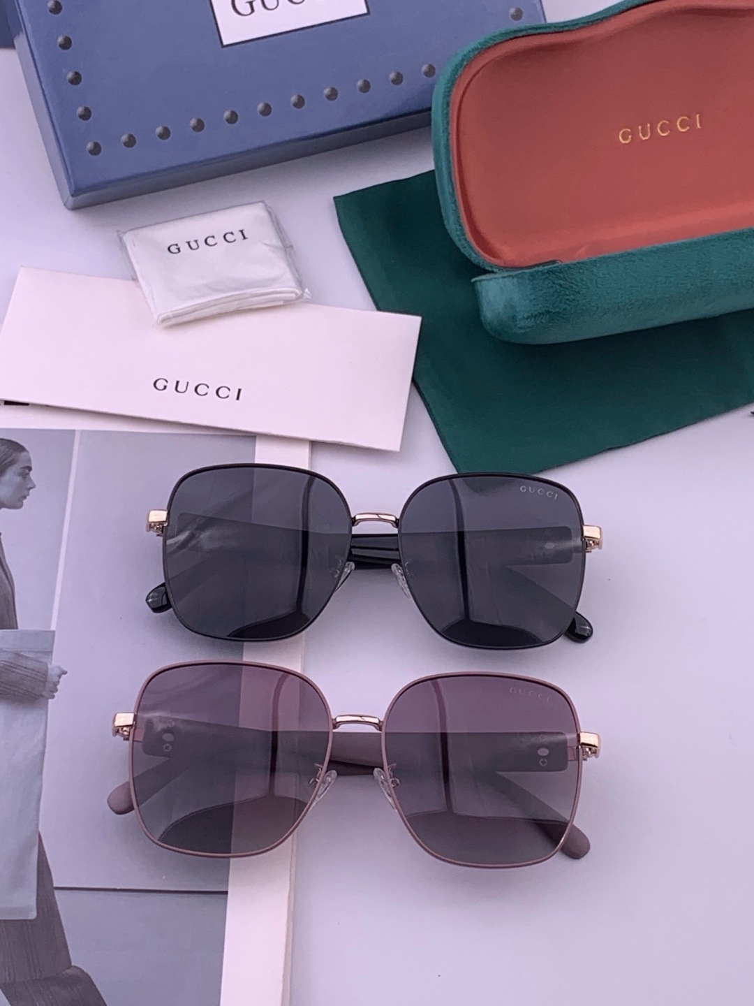 🔺GUCCI🔻古驰 GG圆框太阳镜 完美品质 🎓独特设计  适合各种脸型 亮相时装周 超时尚百搭 实物精致  情侣款 男