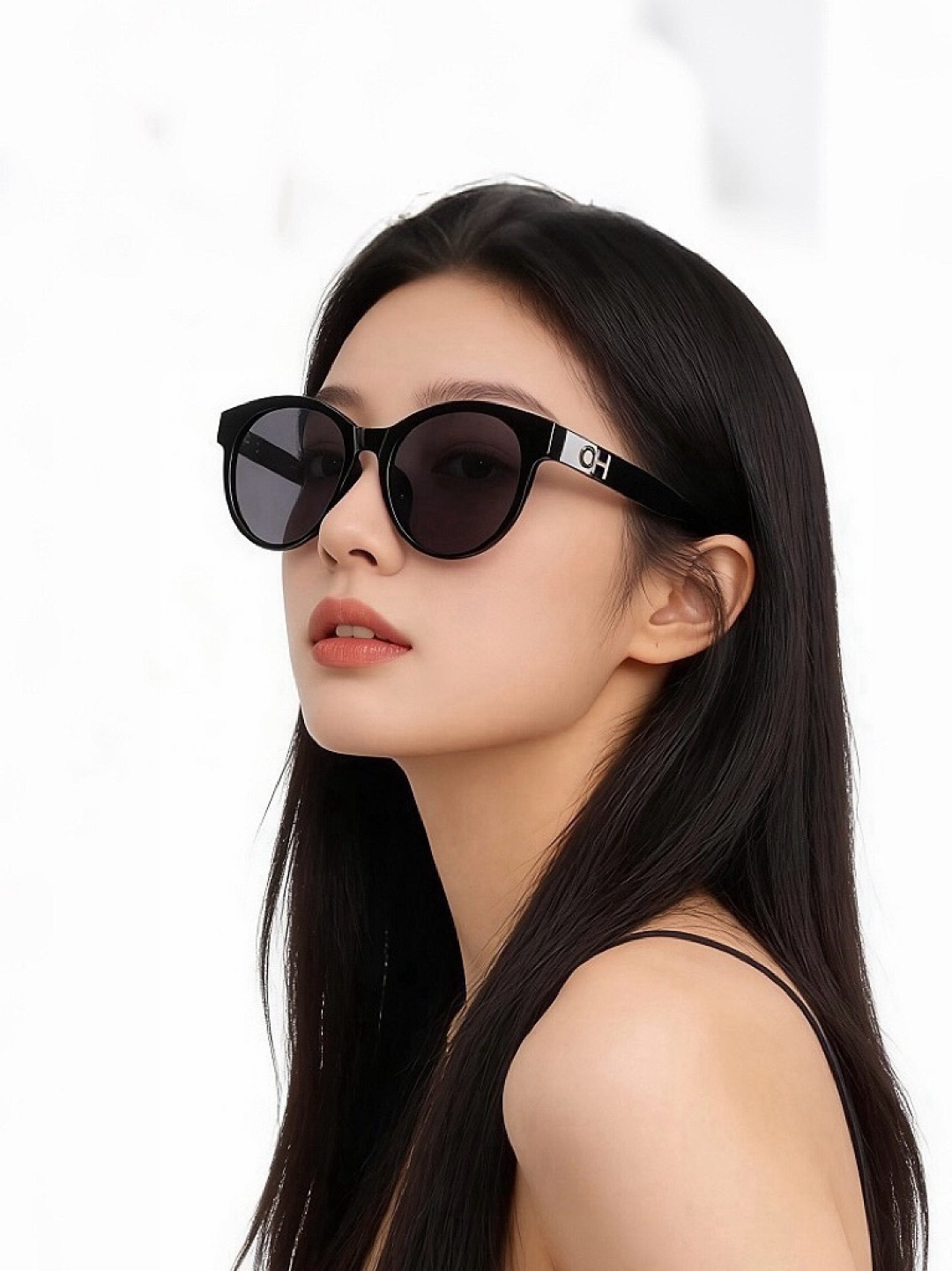 【CHANEL】香奈儿 新款潮流爆款 时尚圆框太阳镜 佩戴舒适 网红潮款墨镜  女士高清加厚偏光太阳镜🕶️ 🎉高品质TR