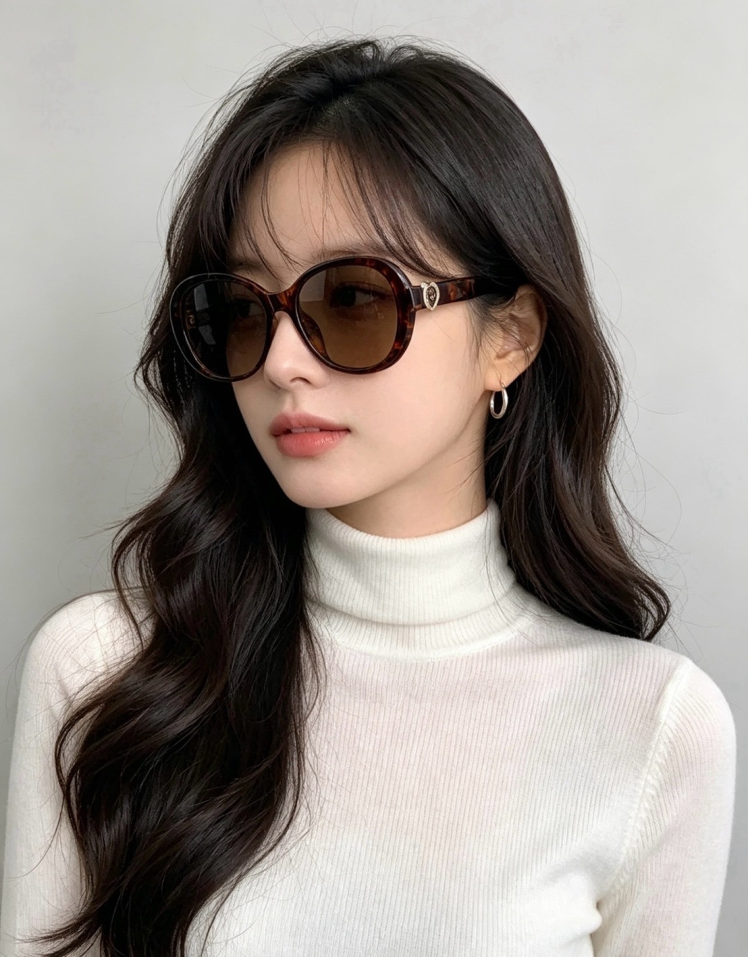 🔺CHANEL🔻官方早春新款，众多明星同款[色]香奈儿‼️‼️新款珍珠大框偏光墨镜 ，🌈🌈宝丽来超清偏光太阳镜🔝🔝型号：