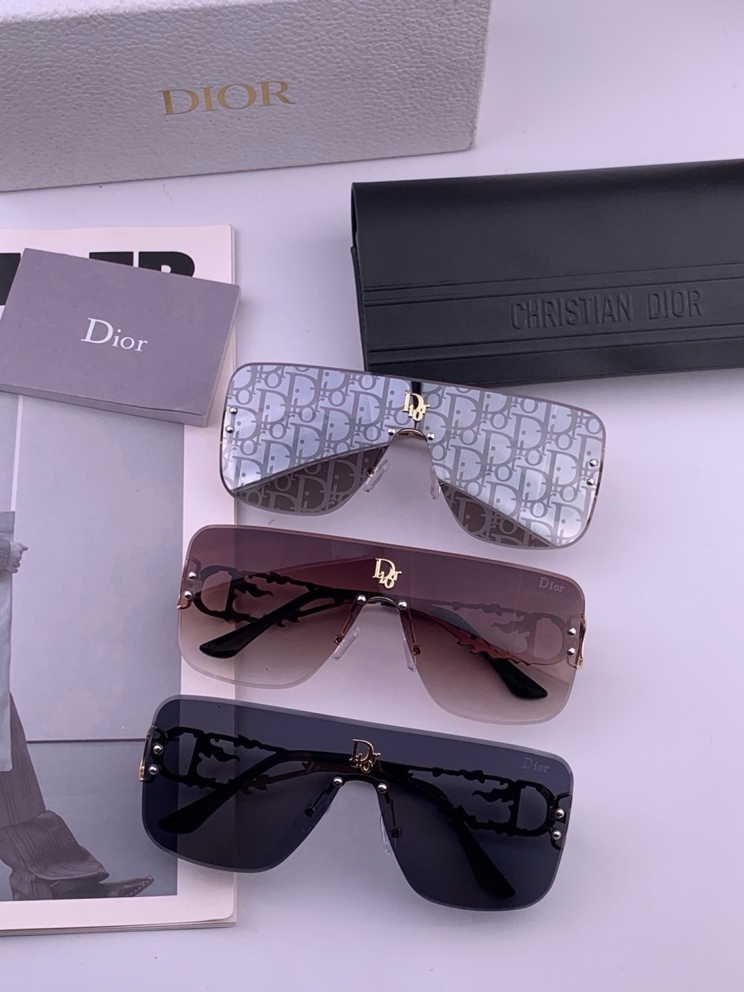 🔺 【DIOR-迪奥】开春新款 潮流爆款 时尚连体太阳镜 高品质 佩戴舒适 网红潮款墨镜 女士高清太阳镜🕶️ 🎉高品质T